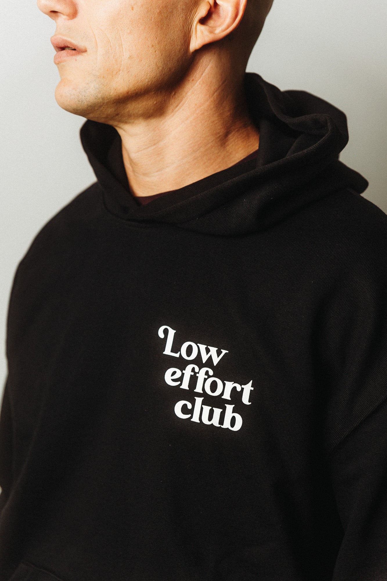 OVERSIZE HOODIE - LOW EFFORT CLUB HOODIE